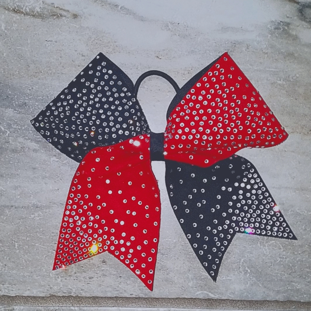 Red Cheer bow